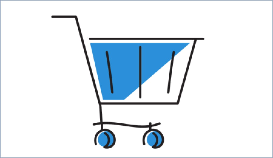 Shopify構築のイラスト